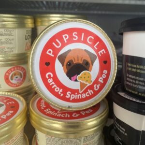 CARROT SPINACH & PEA PUPSICLE