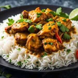CHICKEN JALFREZI & RICE