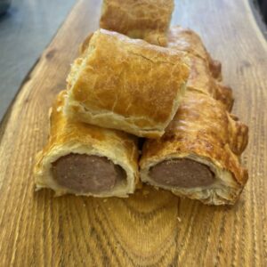 CARAMELISED ONION PICNIC SAUSAGE ROLLS
