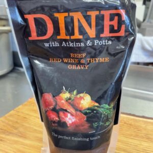 DINE BEEF RED WINE & THYME GRAVY